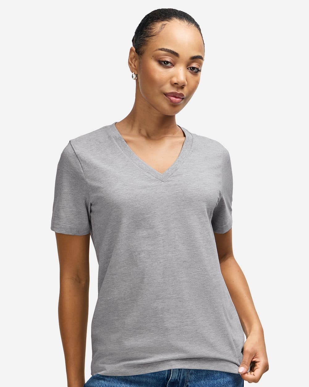 100% Cotton V-Neck